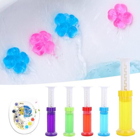 Blomster Aromatisk Toilet Gel Toilet Deodorant Rengøringsmiddel Toilet Duft Fjern Lugte Husholdningsrengøring