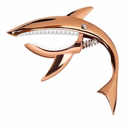 Capo for akustisk og elektrisk gitar (Rose Gold)
