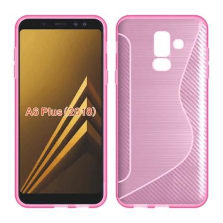 Flexicase Mobilskal Till Samsung Galaxy A6 Plus (2018) - Rosa Rosa