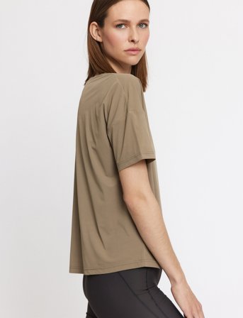Rethinkit Studios Vela Loose Tee - Brown - M