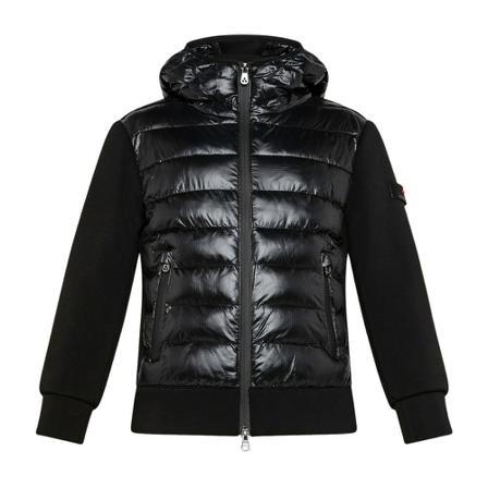 Peuterey Dual-material bomber Jacka svart, Herr, Herr, Storlek: S