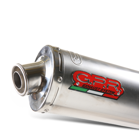 Silencieux Bolt-On G.P.R. Inox Tondo / Round - Kawasaki Ninja ZX-10R 2004-2005