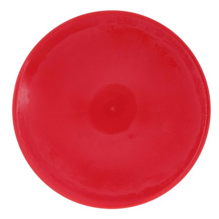 10 stk sportsgulvflekker markør flat skivemarkør lys farge flatt feltgulvflekker for tennisfotballtrening rød