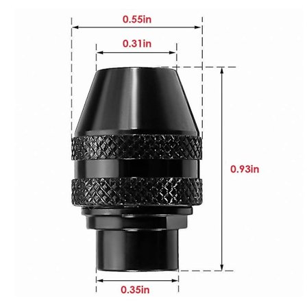 Nøkkelfri hurtigutskiftingschuck erstatning elektrisk slipeverktøy