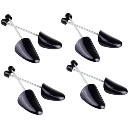 4 Par Skotræer til Voksne Justerbar Længde Herre Plast Skotræer Co