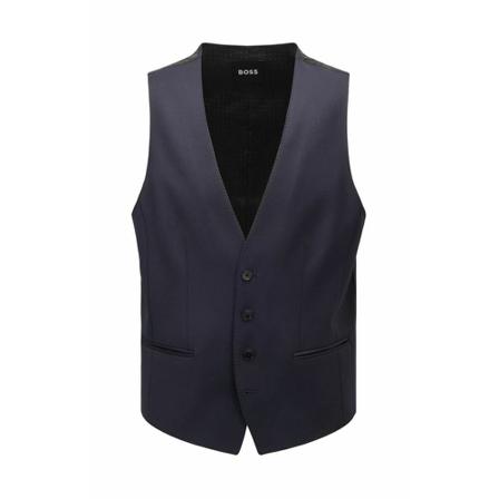 Hugo Boss, Jacket Gillet Compto Blauw, Heren, Maat:XL