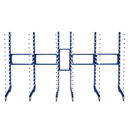 Tørrevogne - MONSTERSHOP - Kombinerbar x3 - Blå - Tilbehør til tørretumblere og vaskemaskiner