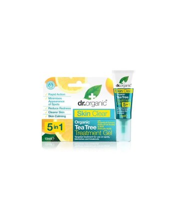 Dr Organic Skinclear Tea Tree Gel Antimperfezioni 10ml