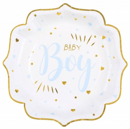 Lautaset Baby Shower - Baby Boy 10 kpl