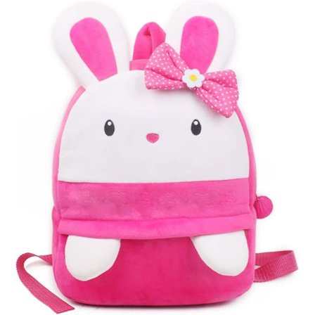 Jänisreppu, Pienille Tytöille Varattu Mini-reppu, Ihastuttava Jänis Mukava Pehmeä Laukku, Lahja 3-5-Vuotiaille