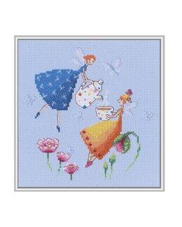 Broderikit Tavla Älvor