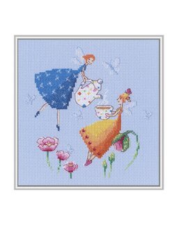 Stickpackung Bild Feen