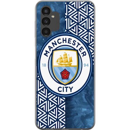 Yhteensopiva Puhelinkuori Samsung Galaxy A04s Man City emblem