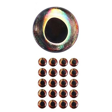 Semperfli 3D Epoxy Eyes 7mm - Natural