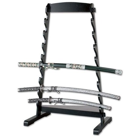 Sword stand for floor or table for 8 swords