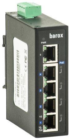 BAROX Switch DIN, 4xGPoE+ , no