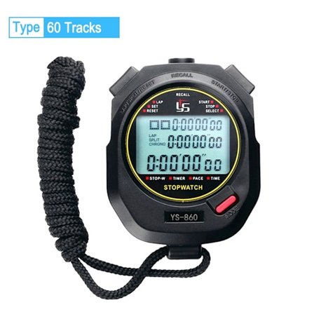 Digitalt stopur Timer Træningstimer BALCK 60 SPOR BALCK 60