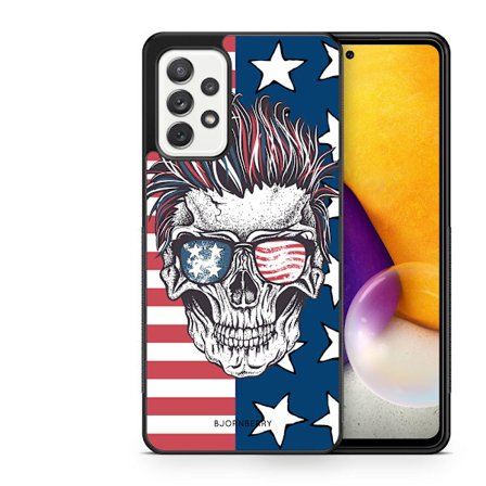 Bjornberry Skal Samsung Galaxy A52/A52s 5G -USA Dödskalle