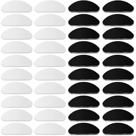 20 Par Næsepuder til Briller Klæbende Brille Næsepuder Brille Næsepud-