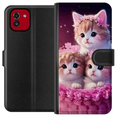 Samsung Galaxy A03 Plånboksfodral Katter