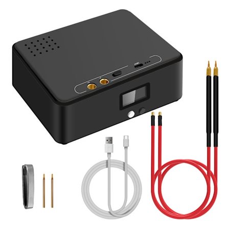 Håndholdt punktsveiser Punktsveisemaskin 30 Gears for 18650 batteri bærbar minisveiser med digital LCD-skjerm