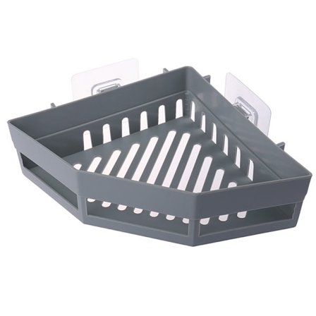 Trekantet bruser Caddy Hylde Badeværelse Hjørne Bath Rack Opbevaring