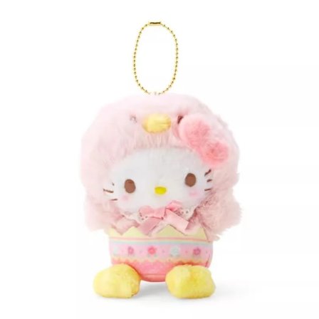 Japansk sød Sanrio Påske kylling Kulomi æggeblomme bror plys vedhæng nøglering gave legetøj fødselsdagsgave jul (FMY)