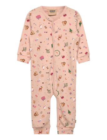 Wheat Sleepsuit Nikola - Pink - 56