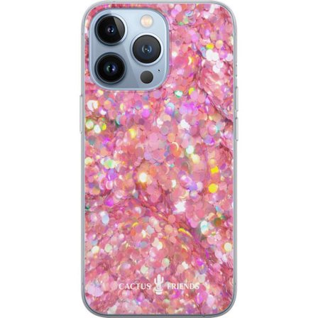 Yhteensopiva Puhelinkuori Apple Apple iPhone 13 Pro Cactus and Friends – PinkGlitter
