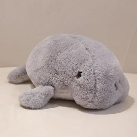 40/50cm Kawaii Manati Pehmolelu, Ihastuttava Dugong Pehmolelu, El v inen Merilehm Pehmotyyny, Lasten Syntym p iv lahja, Huoneen Koriste 40cm B[HK]