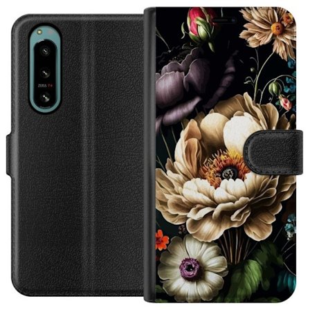 Kompatibelt Plånboksfodral till Sony Sony Xperia 5 IV Blommor