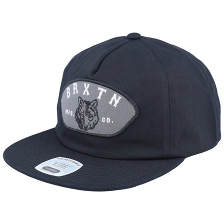 Brixton - Schwarz snapback Cap - Station Np Black Snapback @ Hatstore