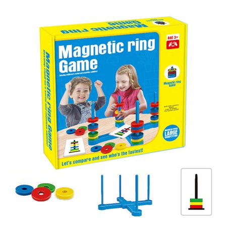 STEM Vitenskapelig Leke for Barn, Pedagogisk Brettspill Moro Familie Spillkveld Læring ved Lek Montessori Pedagogiske Leker Sterkere Magnetisme for