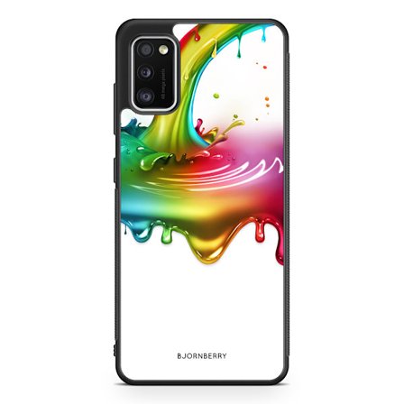 Bjornberry Skal Samsung Galaxy A41 - Regnbågs Splash