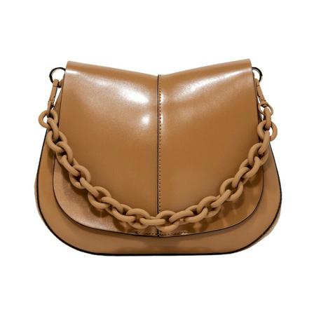 Gianni Chiarini Smooth leather Tas Helena Round , Bruin , Dames , Maat: ONE Size Schoudertassen