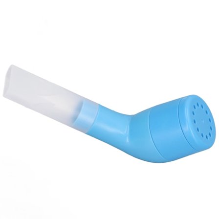 Lung Mucus Removal Device Håndholdt Hulljustering Ekspirasjonsøvelse Slim Relief Device for Hjem HT 02 Royalblue
