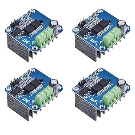 4X BTS7960 43A Høy Effekt Motor Driver Modul/Smart Bil Driver Modul for Strømbegrensning