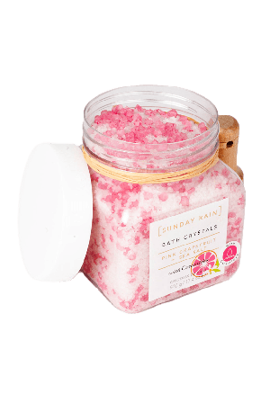 Sunday Rain Pink Grapefruit & Sea Salt Bath Crystals Bad dusch Unisex 500G