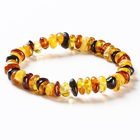 Naturlig Baltisk Ravarmbånd for Voksne (Kvinner/Menn)