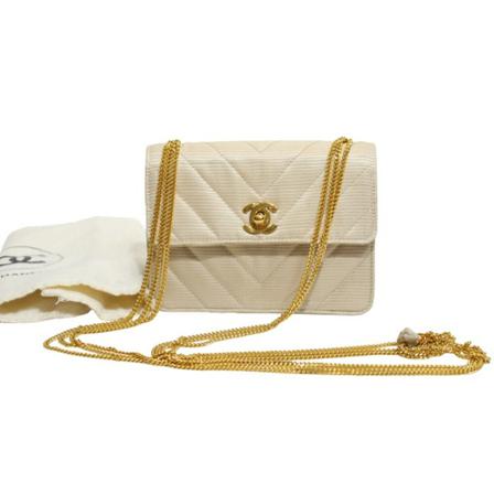 Chanel Vintage, Pre-owned Tote Bag Beige, Dames, Maat:ONE Size,Katoen