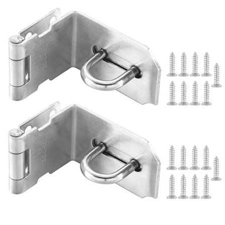 Hængelås Hasp Dørlåse 2 STK 2 STK