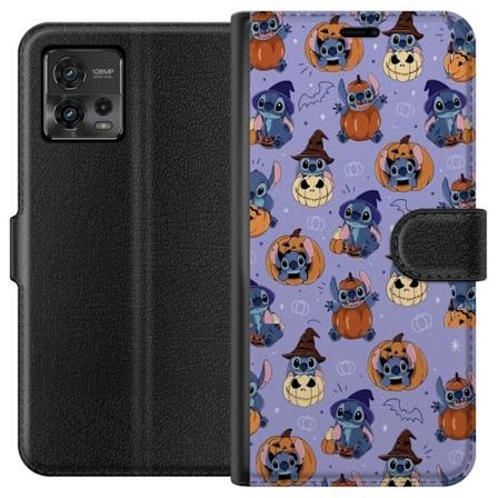 Motorola Moto G72 Lompakkokotelo Stitch halloween
