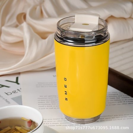 354 ml isolerad kaffemugg, läckagesäker resemugg med lock, lämplig för både varma och kalla drycker (LGL)