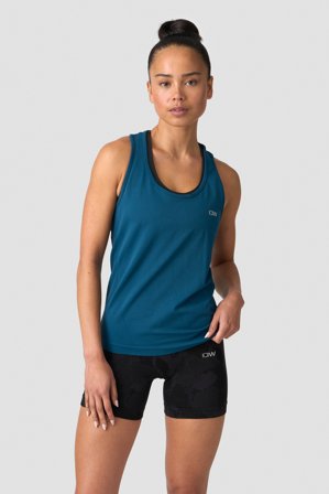 Define Seamless Tank Top Teal Blue