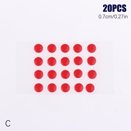 Små runde prikker mus DIY mus glidefødder kontrol hastighed version