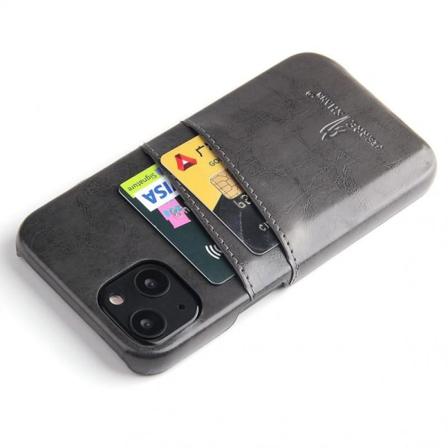 Iphone 14 Stötdämpande Korthållare Retro Svart