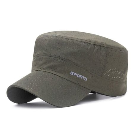 Militær Cap Flat Top Caps GRØNN