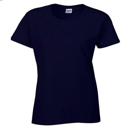 Gildan Dam/Kvinnors T-shirt i tung bomull, Missy Fit, kort ärm