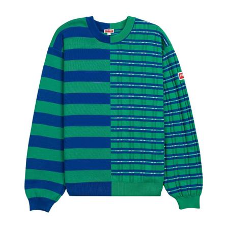 Kenzo, Round-neck Knitwear Groen, Heren, Maat:L