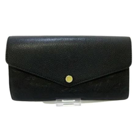 Louis Vuitton Vintage, Pre-owned Leather wallets Zwart, Dames, Maat:ONE Size